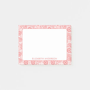 Vegas Aesthetic Pink Personalized Casino  Post-it Notes