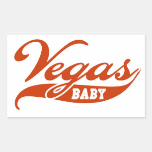 Vegas Baby Rectangular Sticker