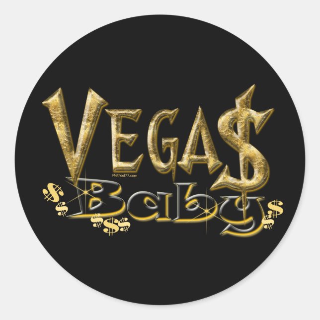 Vegas Baby Sticker (Front)
