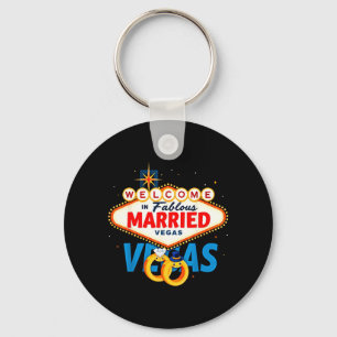 Vegas Bachelor Party Married In Vegas Groom Bride Key Ring
