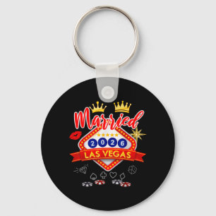 Vegas Bachelor Party Married In Vegas Groom Bride Key Ring