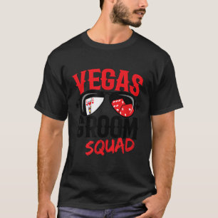 Vegas Bachelor Party - Married In Vegas - Groom Sq T-Shirt