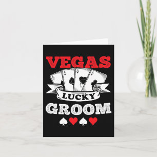 Vegas Bachelor Party Married In Vegas Groom Squad  Card