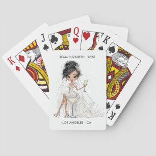 Vegas Bachelorette Party Bridal Gift Playing Cards