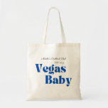 Vegas Bachelorette Tote bag<br><div class="desc">"Vegas Baby" themed tote bags to match with your bachelorette party! These Las Vegas themed,  customisable accessories make for perfect bridesmaid gifts. Change the colours,  bride's name,  some of the fonts,  etc. and make these your own for your bachelorette weekend! Find the matching t-shirts in our Vegas bachelorette collection!</div>