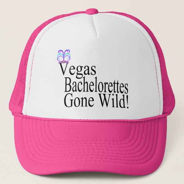 Vegas Bachelorettes Trucker Hat (Front)