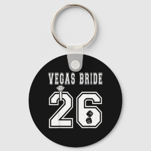 Vegas Bride 2026 Bachelorette Bridal Shower Match Key Ring