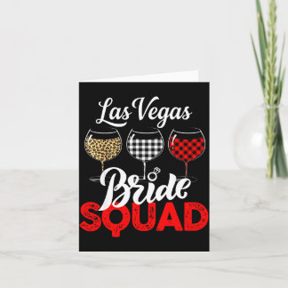Vegas Bride Squad 2026 Married in Vegas Card