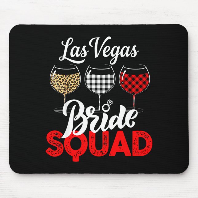 Vegas Bride Squad 2026 Married in Vegas Mouse Pad (Front)
