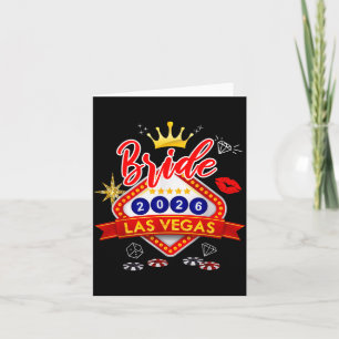 Vegas Bride Team 2026 Married In Vegas Card