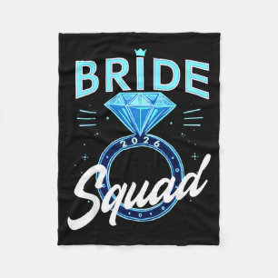 Vegas Bride Team 2026 Married In Vegas Fleece Blanket