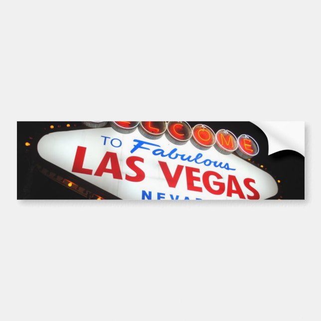 Vegas Bumper Sticker (Front)