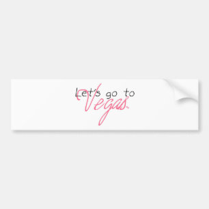 VEGAS! BUMPER STICKER