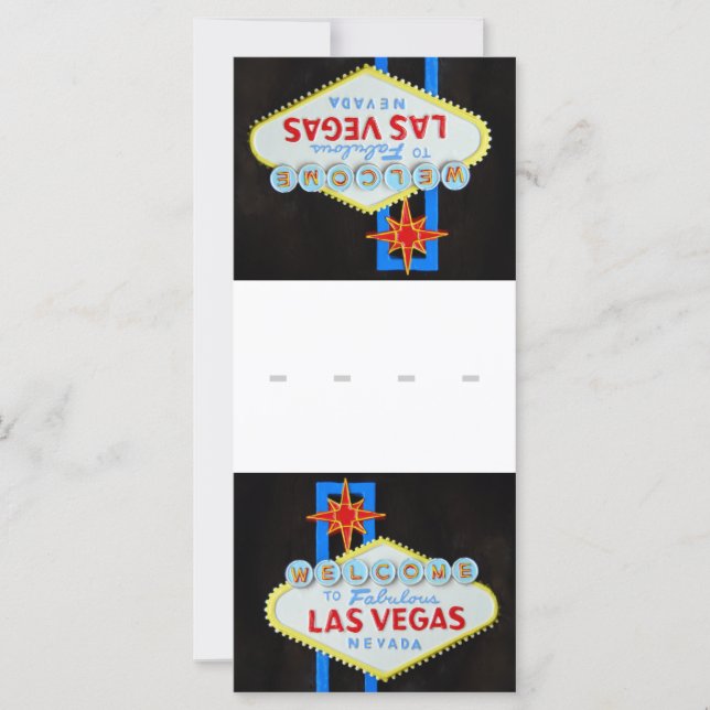 Vegas Casino party place setting (Front)