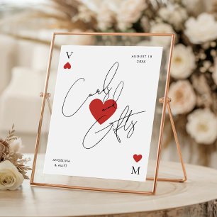 Vegas Casino Playing Card Cards & Gifts Sign