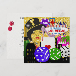 Vegas-Casino-Poker Party Invitation