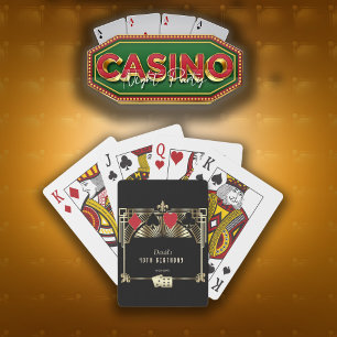 Vegas Casino Royale Great 40th Birthday Playing Cards
