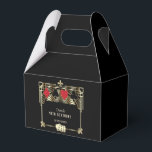 Vegas Casino Royale Great Gatsby 40th Birthday  Favour Box<br><div class="desc">ANY AGE! Royal, Vintage card design Great Gatsby and Casino themed. It features a Great Gatsby, Roaring 1920's old Hollywood Art Deco style shape, royal faux gold freer-de-lis, vintage fonts, a pair of dice, as well, playing cards suits with a golden edges. Use Personalise tool to add your information. For...</div>