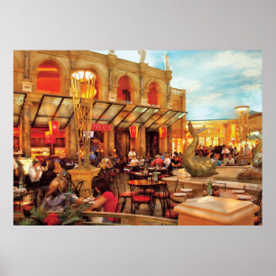 Vegas - Cesar's - Lunch in Italy Poster