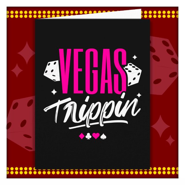Vegas Girls Trip Vegas Birthday Las Vegas Vacation Card (Creator Uploaded)