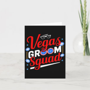 Vegas Groom Squad Vegas Bachelor Party Married In Card