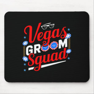 Vegas Groom Squad Vegas Bachelor Party Married In  Mouse Pad