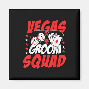 Vegas Groom Squad Wedding Bachelor Party  Magnet