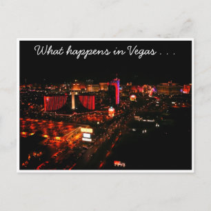 vegas happens postcard