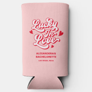 Vegas Lucky In Love Bachelorette Seltzer Can Cooler