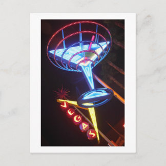 Vegas Martini Postcard