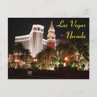 Vegas Nights Postcard