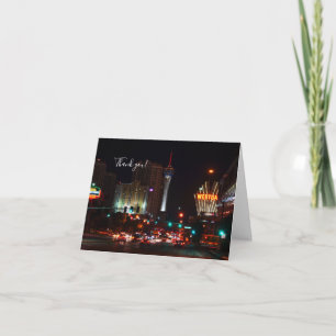 Vegas Paradise Road Thank You Card
