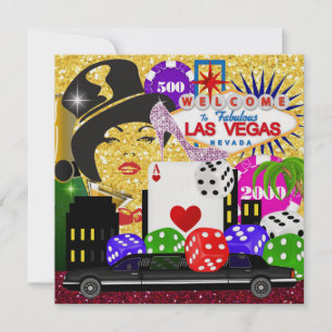 Vegas Party - Casino / Poker - SRF Invitation