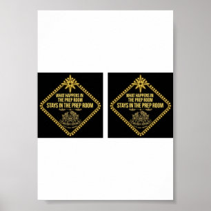 Vegas Prep Room Funny Poster