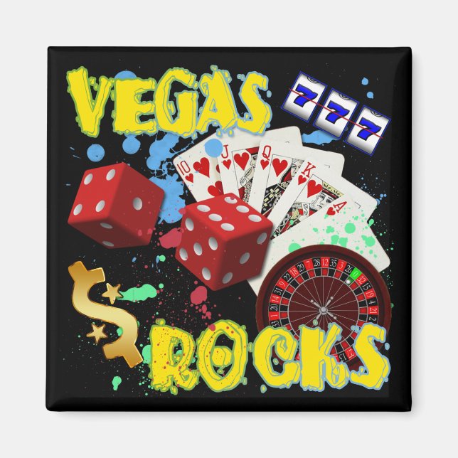 VEGAS ROCKS MAGNET (Front)