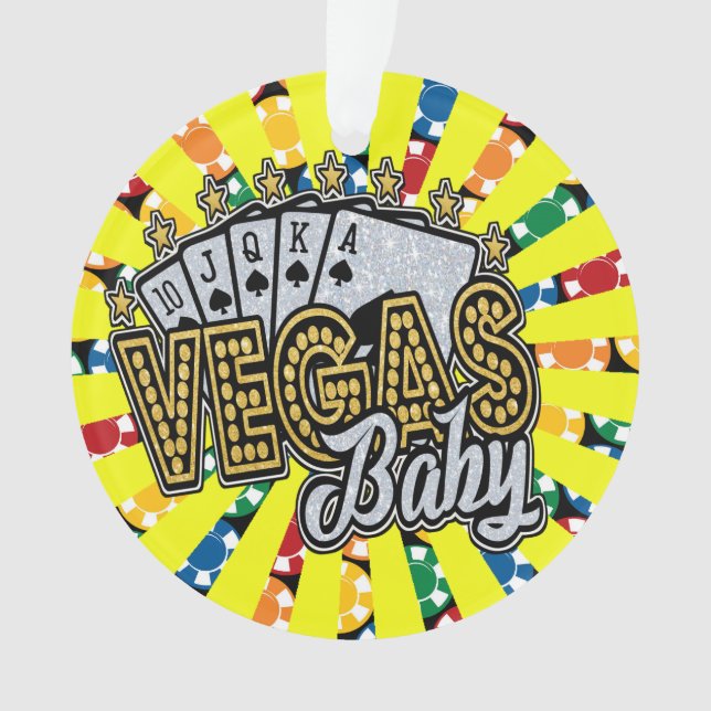VEGAS - See Back  Ornament (Front)