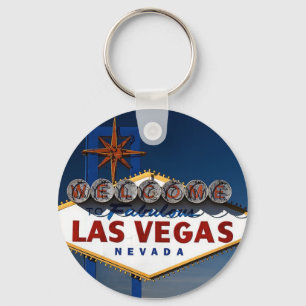 Vegas Sign Dusk Key Ring