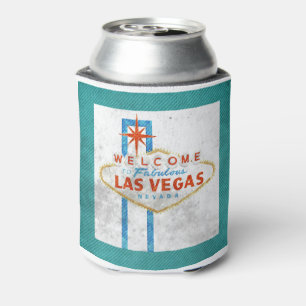 vegas sign grunge can cooler