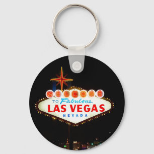 Vegas Sign Lit Up Key Ring