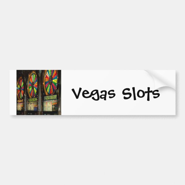 Vegas Slots Bumper Sticker (Front)