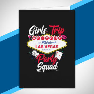 Vegas Squad - Party in Vegas Las Vegas Girls' Trip Card