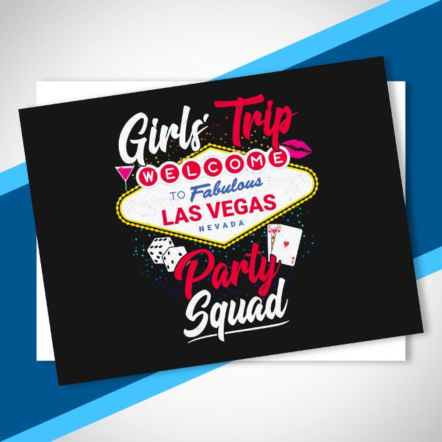 Vegas Squad - Party in Vegas Las Vegas Girls' Trip Postcard (Creator Uploaded)