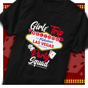 Vegas Squad Party in Vegas Las Vegas Girls' Trip T-Shirt