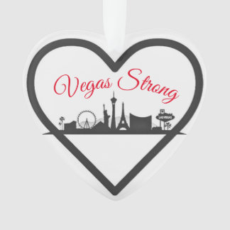 Vegas Strong Acrylic Holiday Christmas Ornament