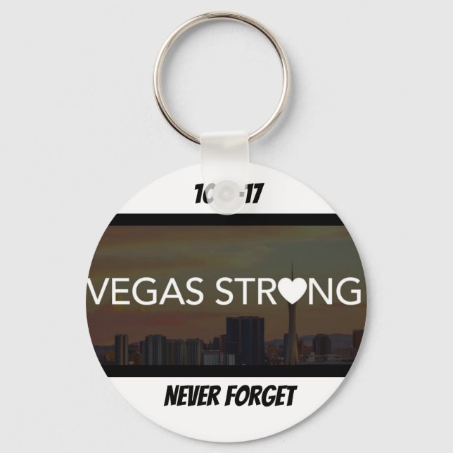 Vegas Strong Key Ring (Front)