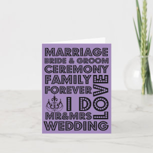 Vegas Style Wedding Thank You Notes