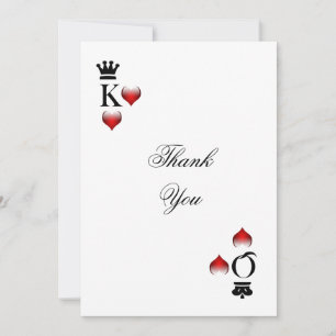 Vegas theme Thank You Card