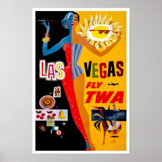 Vegas vintage poster
