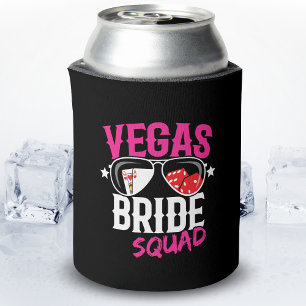 Vegas Wedding Bride Squad Vegas Bachelorette Party Can Cooler