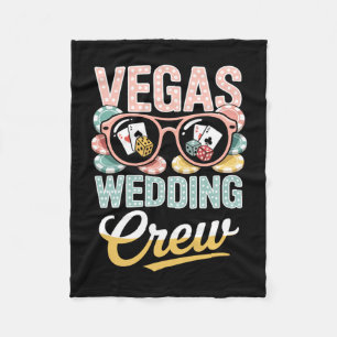 Vegas wedding crew las vegas bachelorette party fleece blanket